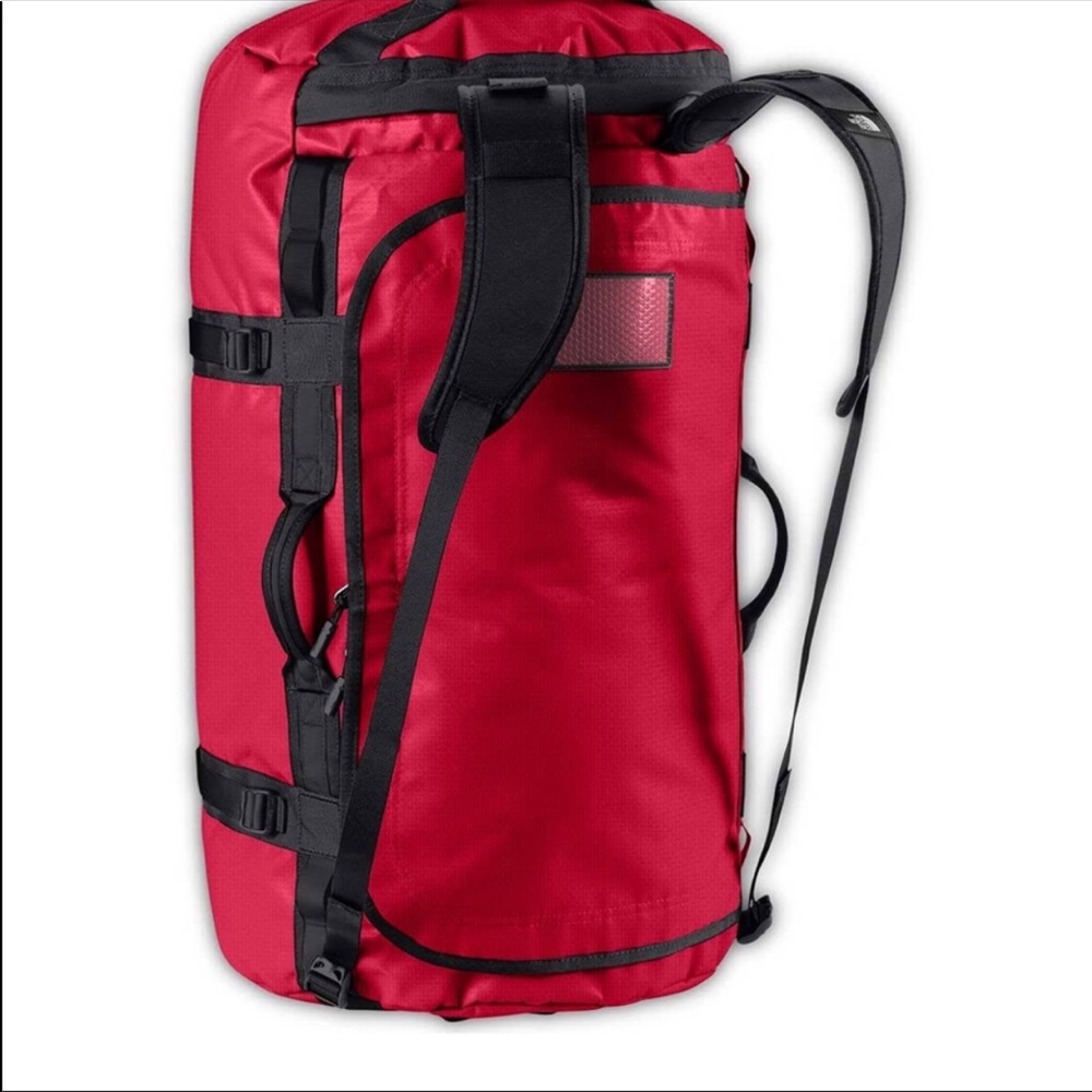 A Large NorthFace base camp duffle bag RED.